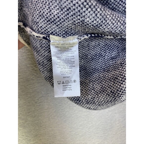 Ann Taylor Sweater Dress Women's Medium Wool Blend Animal Print Long Sleeve - Picture 7 of 8